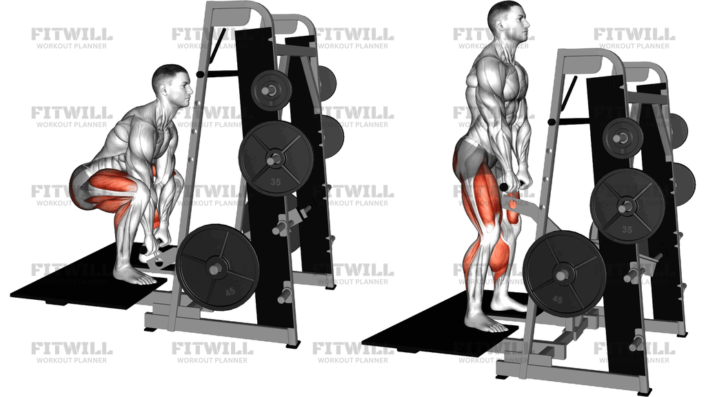 Lever Belt Deadlift (Straight Bar)