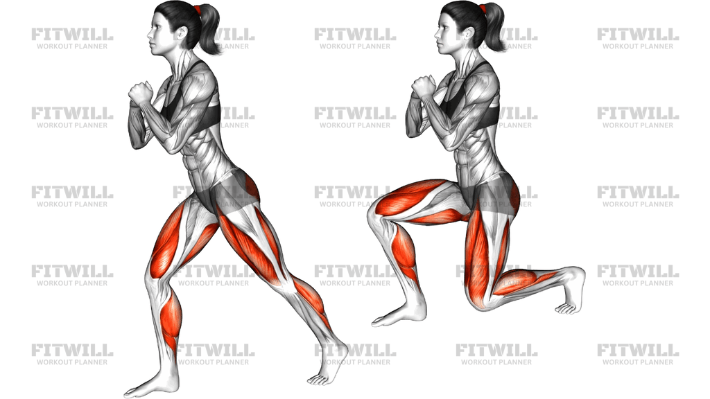 High Low Lunge Split Squat