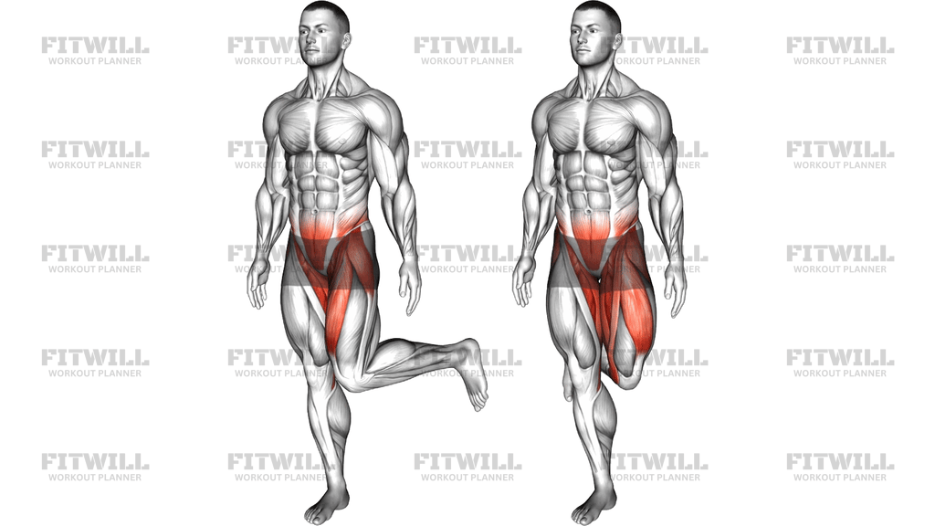 Standing Balance Single Leg Hip Rotation