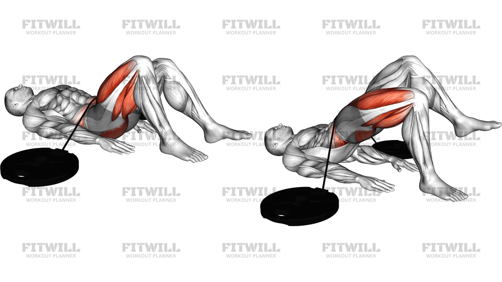 Band Single Leg Hip Lift