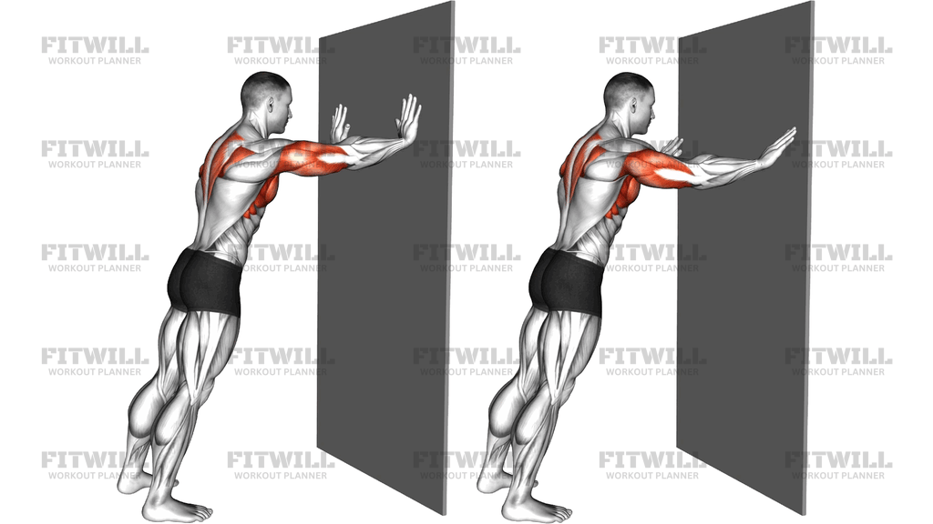 Wall Push Up To Back Clap