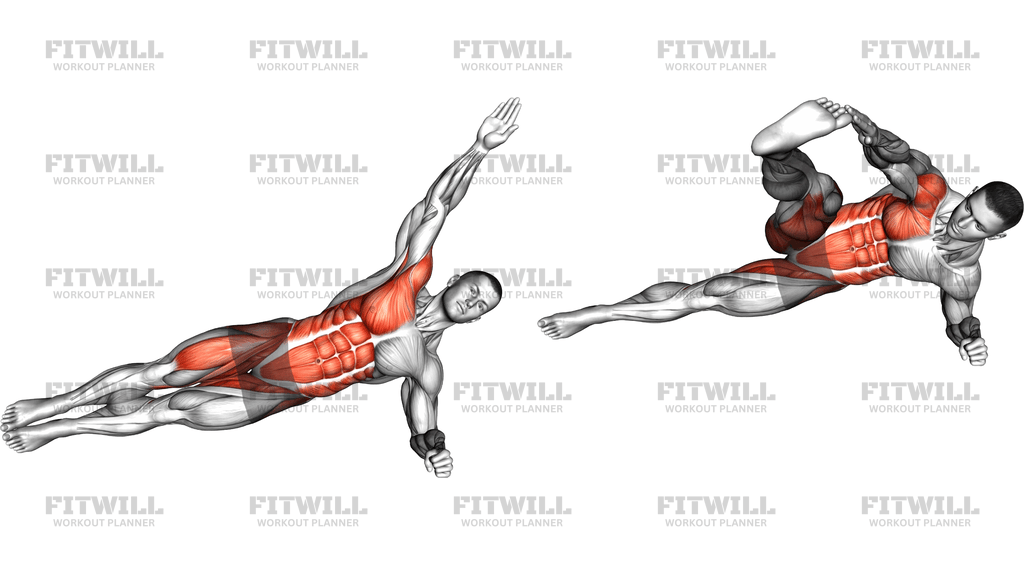 Side Plank Toe Tap