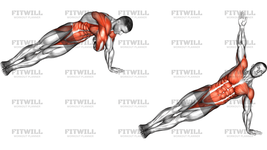 Rainbow Side Plank
