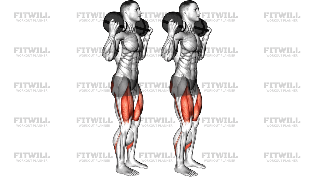 Weighted Sandbag Forward Lunge