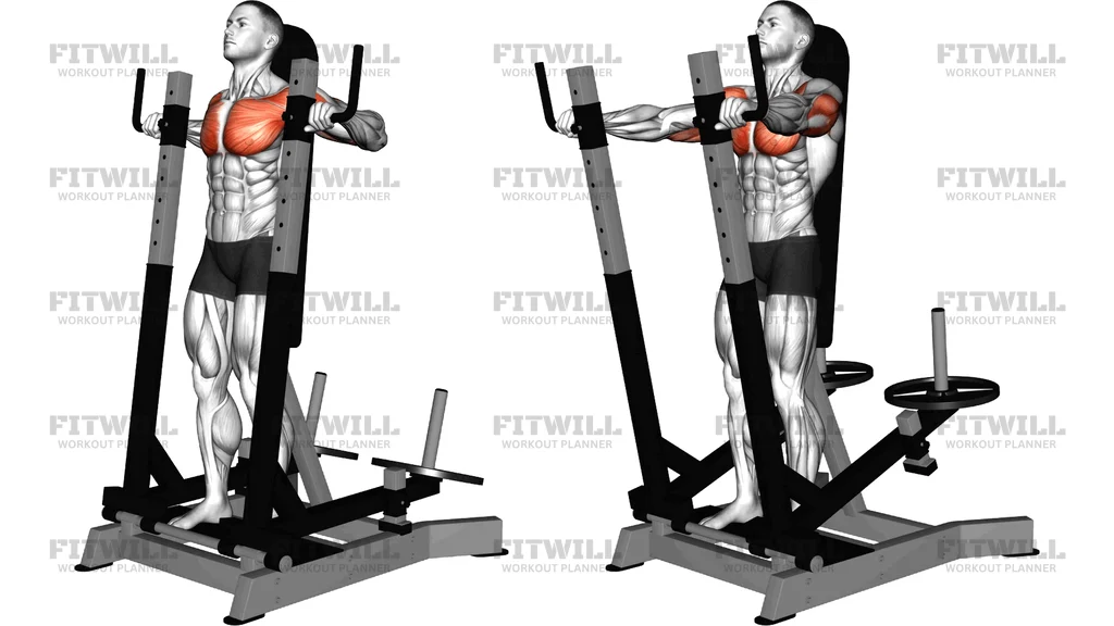 Lever Standing Chest Press