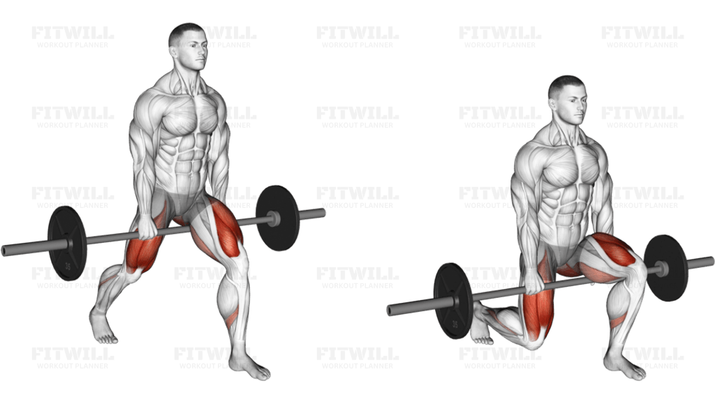 Barbell Split Squat