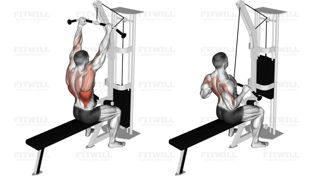 Cable Bar Lateral Pulldown