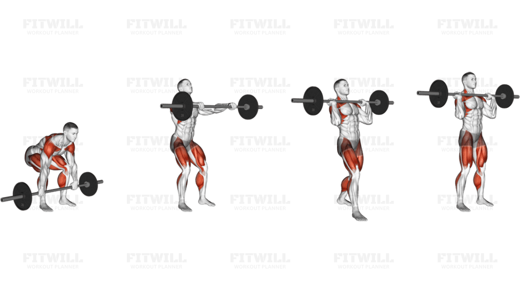 Barbell Split Clean