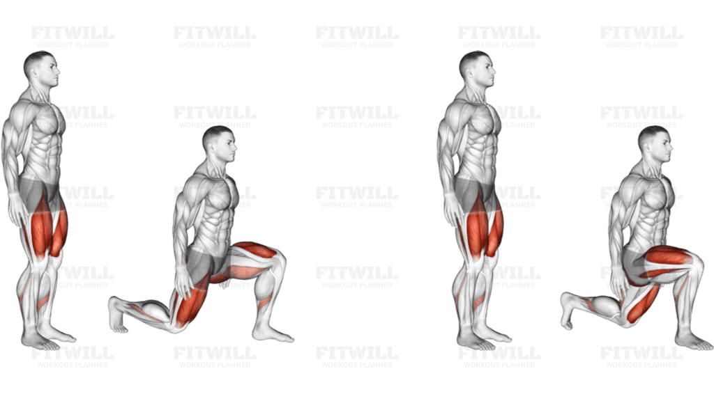 Bodyweight Rear Lunge