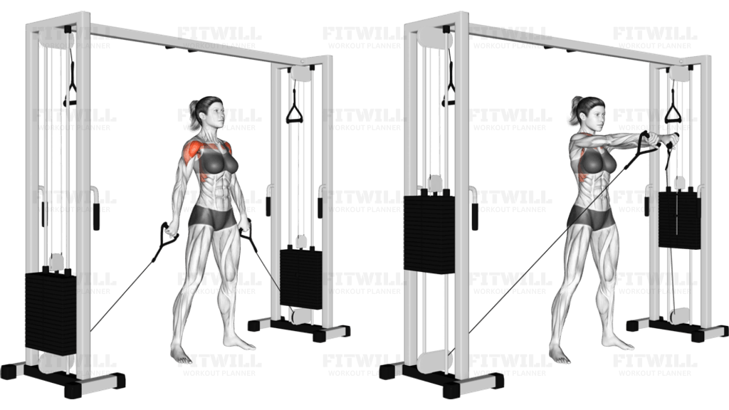 Cable Front Raise