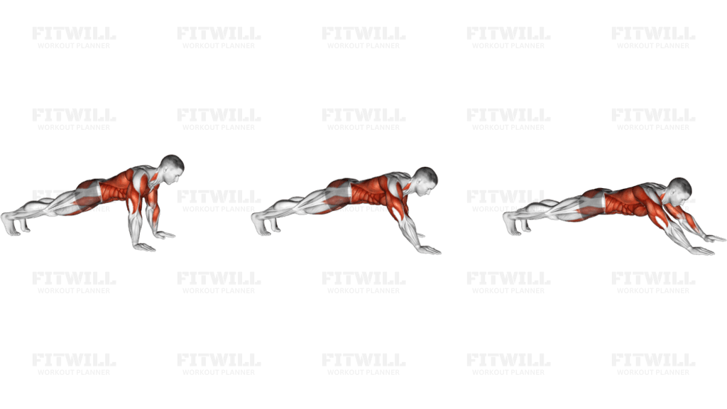 Front Plank Walkout