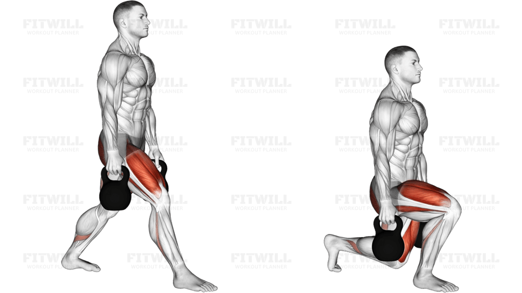 Kettlebell Split Squat