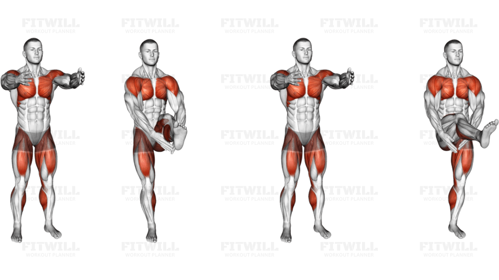 Front Leg Lift Under Knee Tap